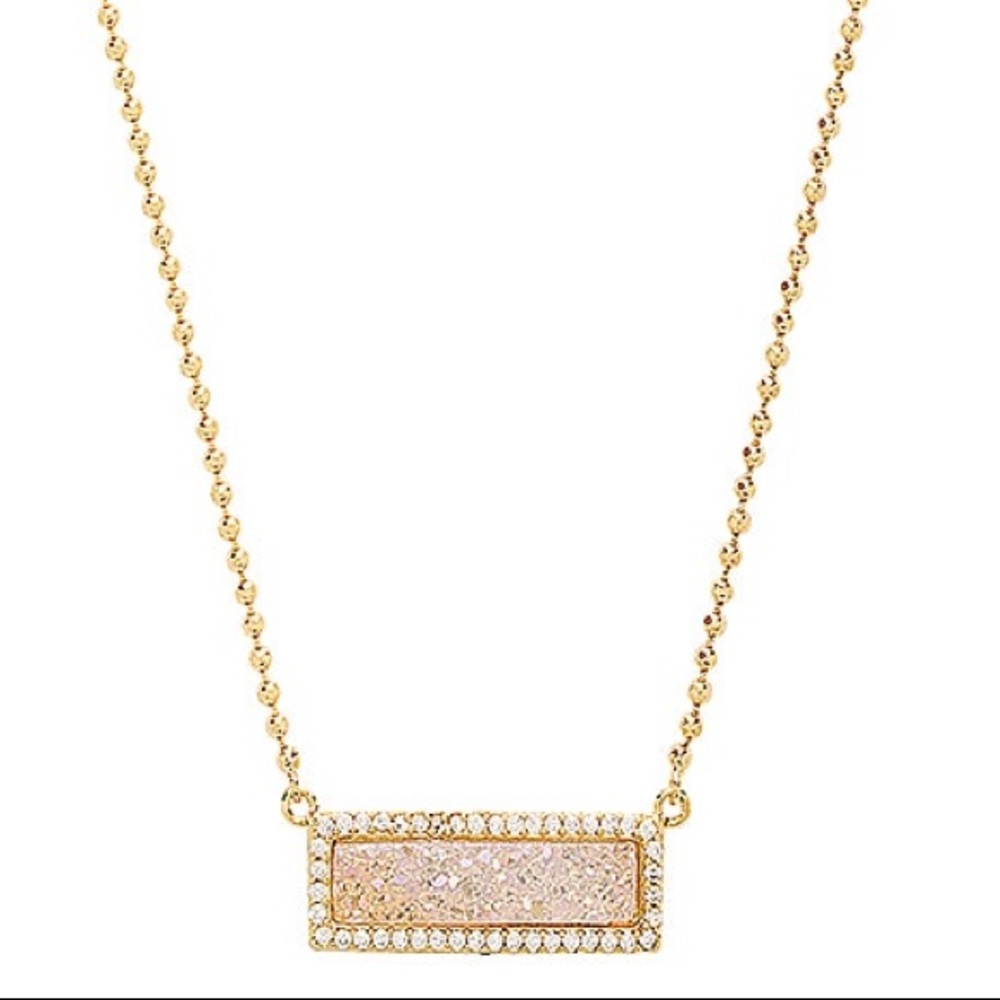 Melanie Auld Pave Bar Necklace 💖